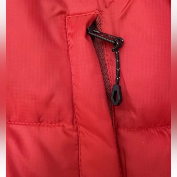 London Fog Men's Insulated Puffer Jacket Size Medium Red & Navy Blue EUC - Picture 6 of 13